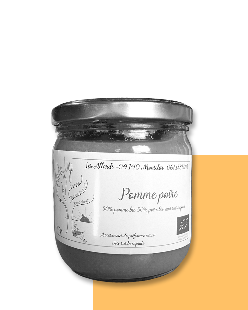 purée de fruits - Haute Tige x Cidrerie Alpine